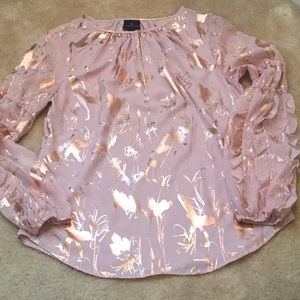Peachy copper blouse
